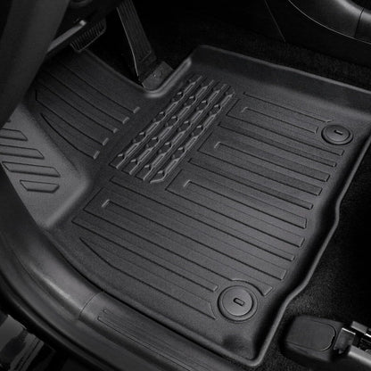 Floor Mats for Hyundai Elantra Gas 2021-2026, All Weather Floor Mats Trunk Cargo Liner and Door Sill Guards Accessories, Full Coverage Set (Not fit Hybrid Models)