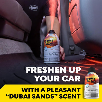 Meguiar’s Whole Car Air Refresher Odor Eliminator, Summer Breeze, 2 Oz— Car Air Freshener For Commuters, Detailers; Mist Refreshes Cabin For Sedan, Suv, Truck, Van
