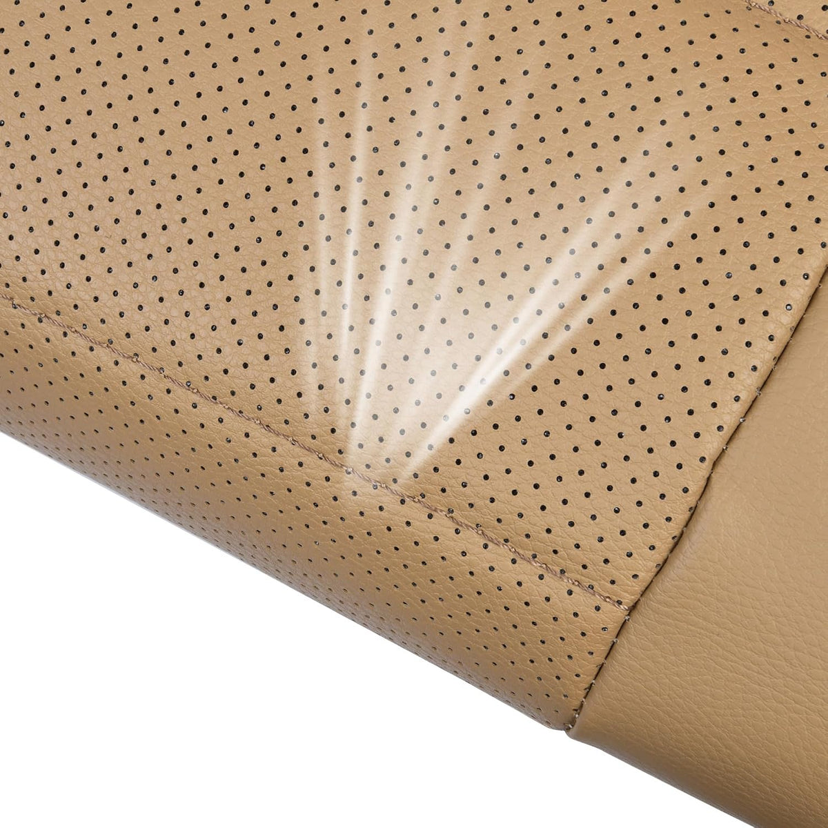 CAR PASS Universal FIT Piping Leather Two Front Seat Covers, Waterproof Faux Leather for SUV Sedan Van Truck, Airbag Compatible,Reserved Opening Holes for Headrest Covers. (Black red)