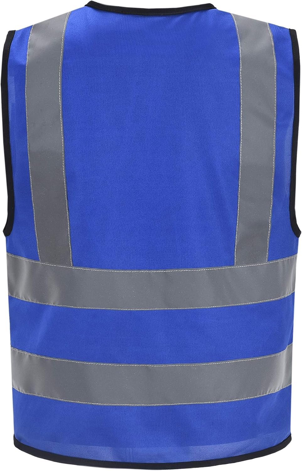 AYKRM 12 colour High visibility viz vest hi vis viz reflective work construction safety vest (XS-8XL) - Colors B