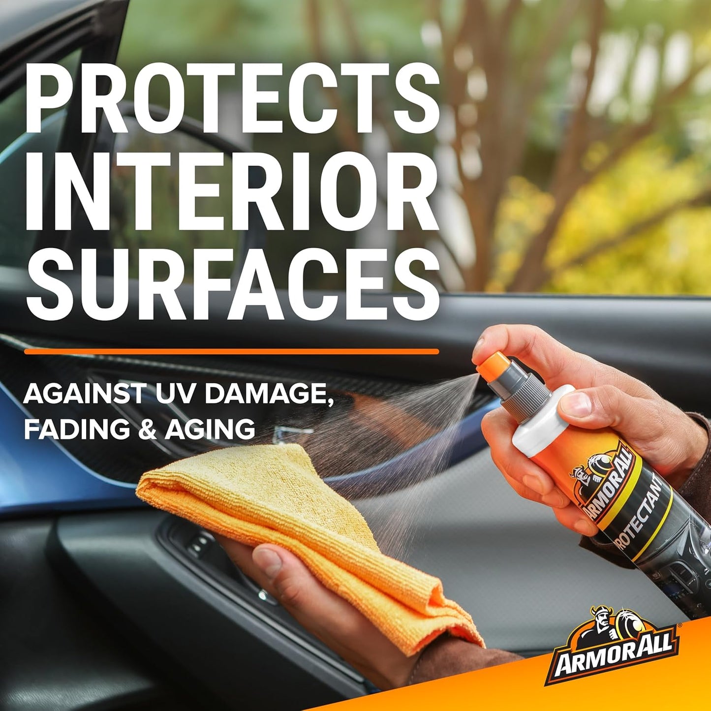 Armor All Complete Car Care Kit - 4-Piece Bundle with Car Wash & Wax, Glass Cleaner Wipes, Tire Foam & UV Protectant Spray, Gift for Car Lovers