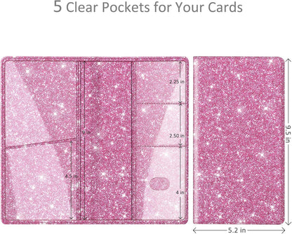 FINPAC Car Registration and Insurance Card Holder, Vehicle Glove Box Card Organizer Wallet Automobile Accessories for License