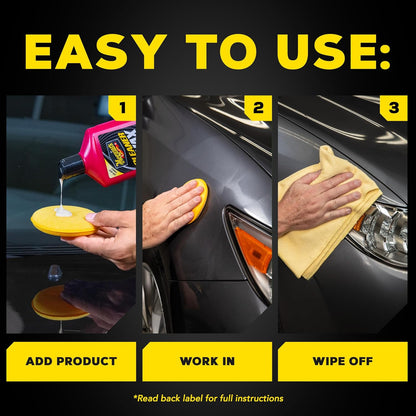 Meguiar’s Cleaner Wax, Liquid Car Wax For Diy Drivers & Detailers—Cleans, Polishes And Protects; Use On Exterior Paint And Clear Coat Surfaces On Cars, Trucks & Suvs - 16 Oz Bottle