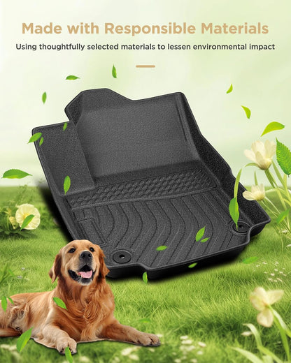 for Chevy Equinox Floor Mats 2024 2023 2022 2021 2020 2019 2018, for GMC Terrain Floor Mats 2018-2024, for Equinox All Weather Mats Cargo Liners Trunk Carpet Rubber Car Accessories