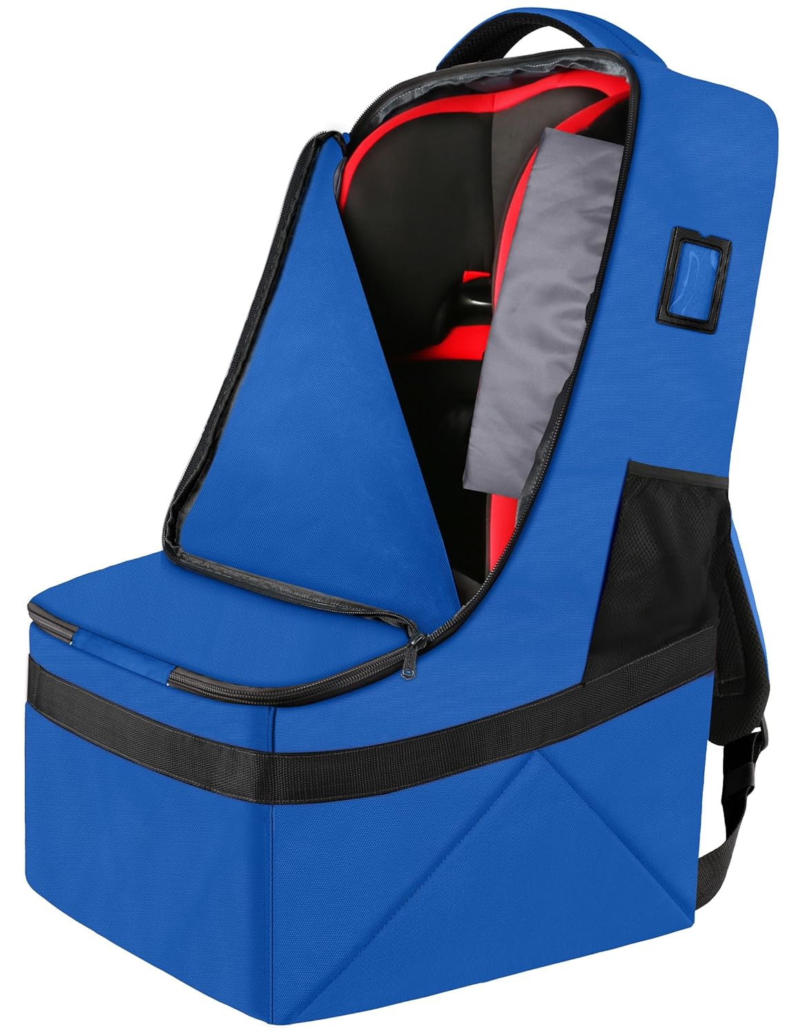 YOREPEK Padded Car Seat Travel Bag Backpack for Airplane, Heavy Duty Car Seat Bags for Air Travel, Carseat Cover for Airplane Travel with Shoulder Strap, Car Seats Carrier for Airport, Black
