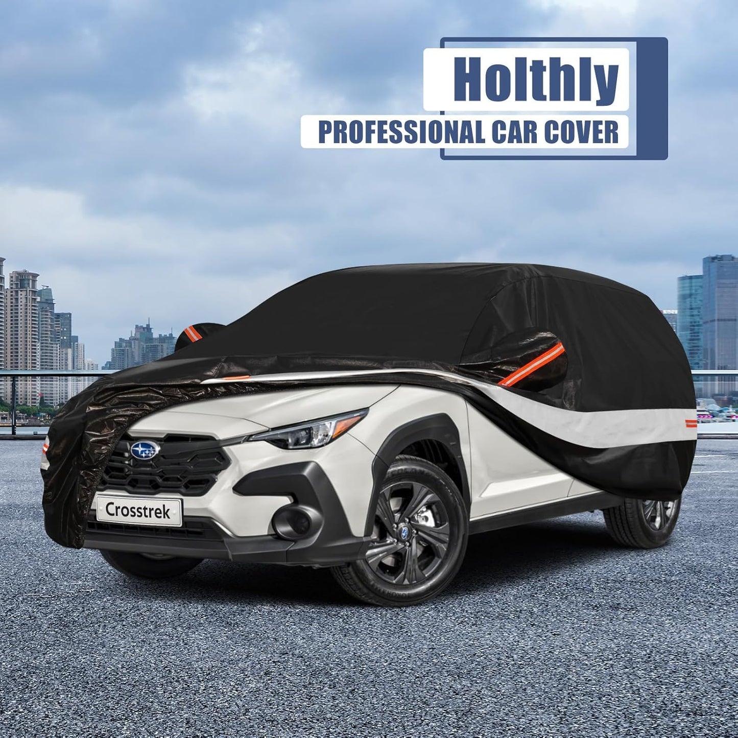 10 Layers Car Cover Custom Fit for Mercedes Benz C Class C250 C300 C43 C63 (1993-2026), Waterproof All Weather for Automobiles, Outdoor Full Cover Sun Dust Rain Protection with Cotton. Black - Colors B