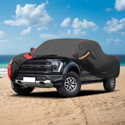Car Cover Outdoor Automobiles Waterproof All Weater Truck Cover for Chevy Silverado, GMC Sierra, Ford F150/F 150 Heavy Duty Outdoor Pickup Cover Snow Uv Sun Protection