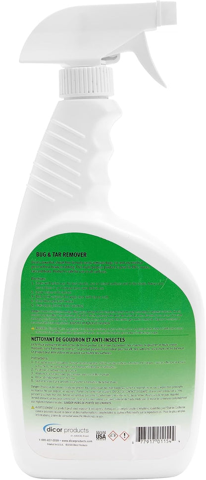 Dicor CP-BTR320S Bug & Tar Remover Cleaner Spray for RV Roofs and Exterior, White