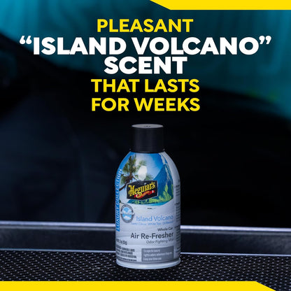 Meguiar’s Whole Car Air Refresher Odor Eliminator, Summer Breeze, 2 Oz— Car Air Freshener For Commuters, Detailers; Mist Refreshes Cabin For Sedan, Suv, Truck, Van