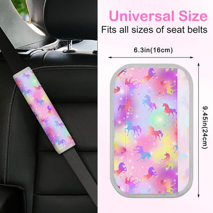 Seat Belt Cover Pad for Baby, Soft Seatbelt Cushion Covers for Kids 2Pcs Car Seat Strap Shoulder Pads for All Car Seats, Stroller, High Chair,Blue Dinosaur