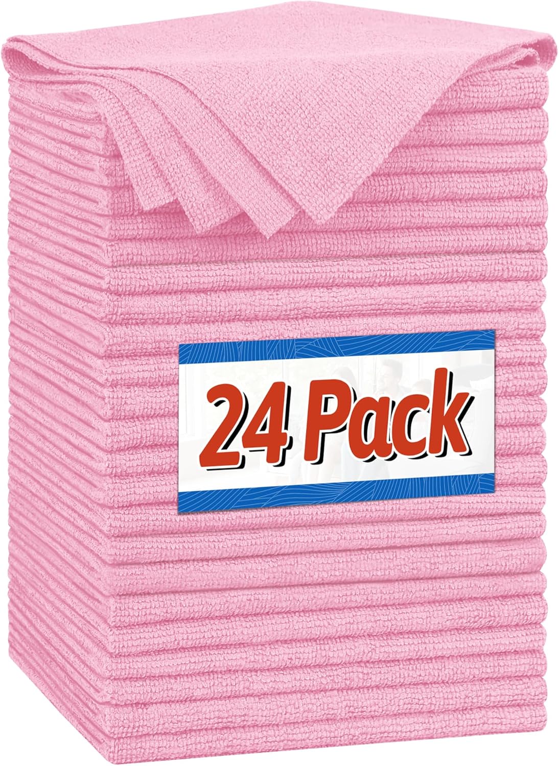 FIXSMITH Shop Towels, Pack of 200, Grey Microfiber Cleaning Cloth Bulk, Microfiber Towels for Cars, All-Purpose Absorbent Cleaning Rags, Dust Cloth for Automotive, Mechanic, Garage, 11.5 x 11.5 inch