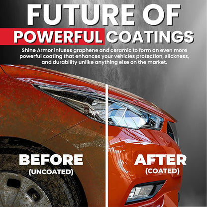 Graphene Ceramic Coating for Cars | Next Gen Car Wax Spray | Protect Paint Work with Highly Concentrated Hydrophobic Ceramic Detail Top Coat for Motorbikes, Trucks and Boats