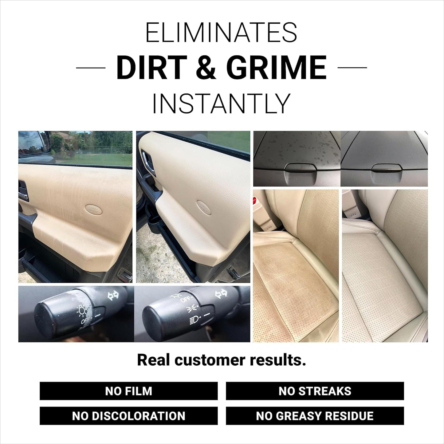 CAR Guys Super Cleaner | Interior Car Cleaner for Tough Stains | Stain Remover for Car Seats, Carpet, Upholstery, & Leather | 18 Oz Kit with Microfiber Towel