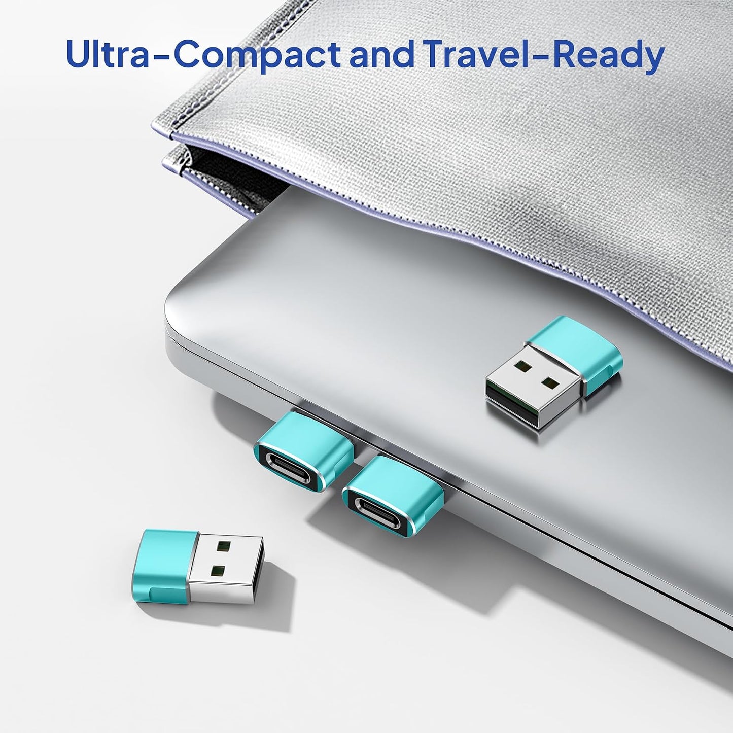 Elebase USB to USB C Adapter for iPhone 17 4Pack,USBC Female to A Male Car Charger Adapter,Type C Converter Apple 17e 16 Pro Max 15 14 Plus,iWatch Watch 11 10 Ultra 3,iPad Air,Samsung Galaxy S26