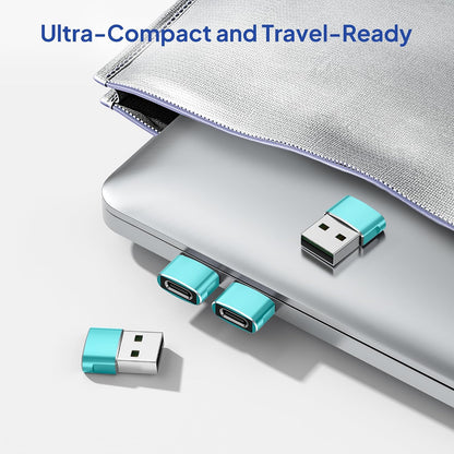 Elebase USB to USB C Adapter for iPhone 17 4Pack,USBC Female to A Male Car Charger Adapter,Type C Converter Apple 17e 16 Pro Max 15 14 Plus,iWatch Watch 11 10 Ultra 3,iPad Air,Samsung Galaxy S26