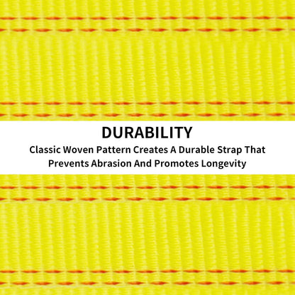 Tow Strap with Hooks 2 Inch x 20 Foot, 20,000 lbs Capacity Tow Rope - Heavy Duty Emergency Towing Straps for Vehicles, Cars, Trucks, ATV, for Roadside Recovery, not for Off-Road Recovery