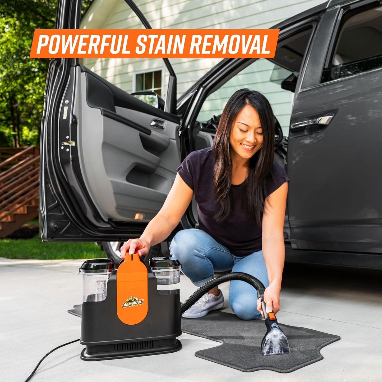Armor All SCA702 901 7 Amp Portable Spot Cleaner for Car Cleaning, Carpet and Upholstery Stain Removal