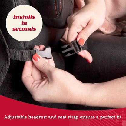 Lusso Gear Seat Back Protector - 2-Pack Kids Kick Mat & Car Seat Organizer - Waterproof Oxford Backseat Cover - 3 Mesh Pockets for Car Organization, Black
