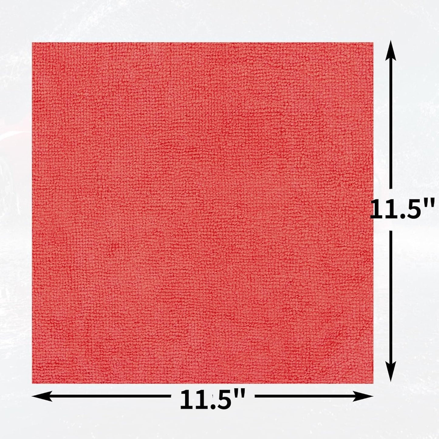 Microfiber Cleaning Cloth, 100 Pack Cleaning Rags Microfiber Towel Bulk Absorbent Lint-Free Wash Cloths, All-Purpose Shop Towels for Cars, Automotive, Garage, Home & Kitchen 11.5"*11.5"