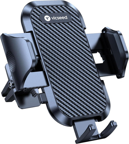 VICSEED 2026 Upgrade Ultra Stable Car Phone Holder Mount [Never Fall Off & Won't Break] Universal Air Vent Phone Mount for Car Easy Clamp Phone Holders for Your Car for iPhone 17 Pro Max 16 15 14 13