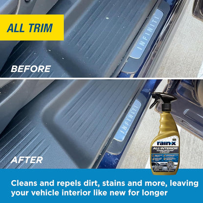 Rain-X 620232SRP All-Interior Cleaner Protectant & Repellent for Car Interiors, Cleans + Repels Liquid Spills & Dust without Residue, Cherry Scent 16 Fl Oz.