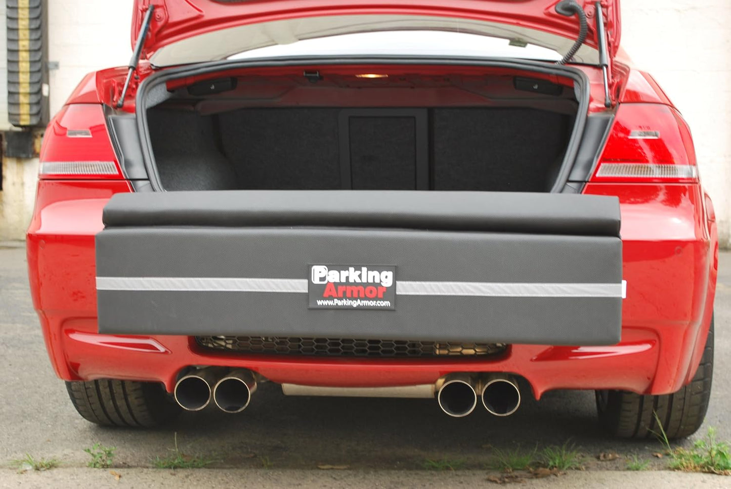 Indoor/Outdoor Ultimate Rear Bumper Protector, Widest Bumper Protection, Thickest Bumper Guard, Steel Reinforced Straps (4.2 Edition (42" Wide))