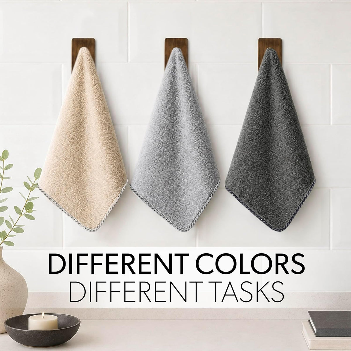 Chemical Guys AllSwipe Multi-Purpose Microfiber Towels for Cars, Microfiber Cleaning Cloth Multi Color Drying Towels Car Detailing for Wash Interior and Glass, 14 x 12 Inch - 12 Pack