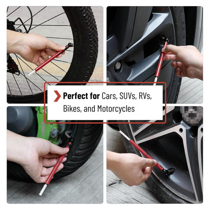 UNCO Pencil Tire Gauge, 2 Pack, 10-75 PSI, Car Tire Air Gauge