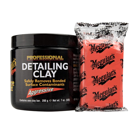 Meguiar's Professional Detailing Clay, Mild, C2000 - Car Clay Bar Safely Removes Contaminants Bonded on Paint for a Smooth, Glossy Finish - Premium Clay Bars Auto Detailing and Paint Prep, 200 Grams
