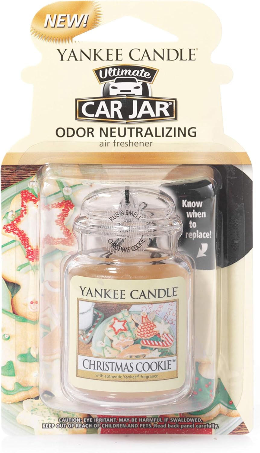 Yankee Candle Car Freshener Smart-Scent Vent Clips, 4-PACK (Sage & Citrus)