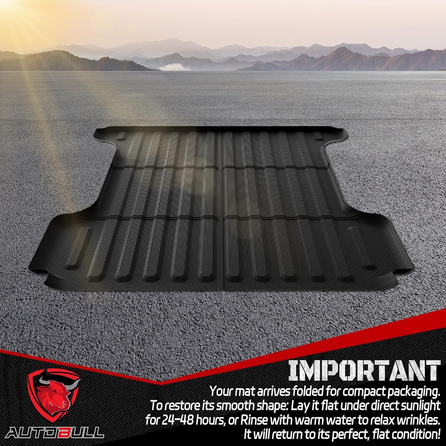 Cargo Liner Compatible with 2015-2024 Ford Edge Cargo Mat，All Weather Protection Trunk Liner Rear Trunk mat，Black