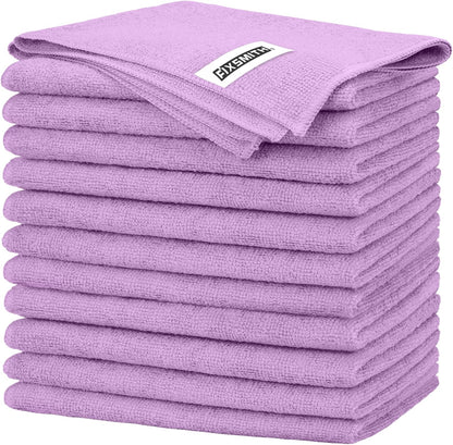 FIXSMITH Microfiber Cleaning Cloth - Pack of 50, Microfiber Towels for Cars 16 x 12 in, Highly Absorbent Cleaning Rags, Lint-Free, Streak-Free Cleaning Cloths for Car Kitchen Home Office