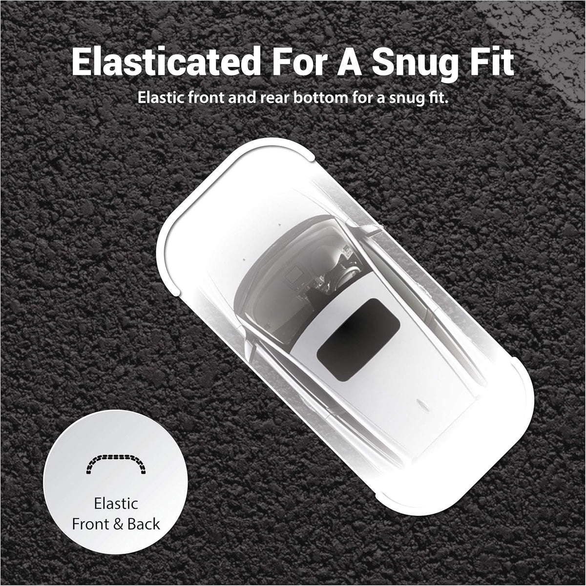 West Lake Universal Clear Disposable Car Cover for SUV, Sedan, Sport Cars, Antique Cars up to 22' x 12'