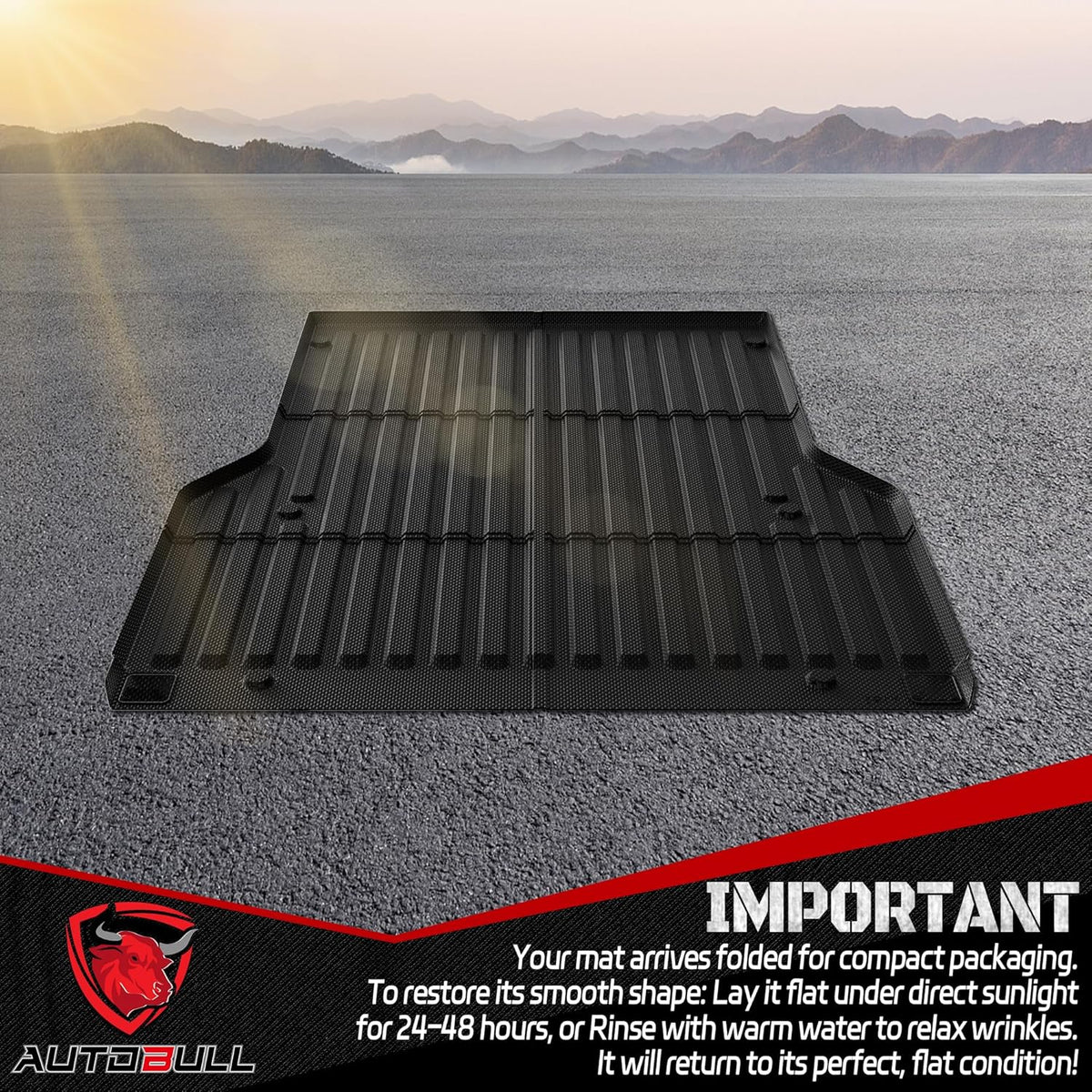 Cargo Liner Compatible with 2015-2024 Ford Edge Cargo Mat，All Weather Protection Trunk Liner Rear Trunk mat，Black
