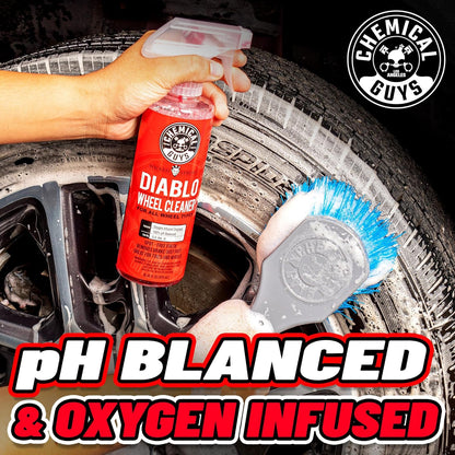 Chemical Guys Diablo Wheel Cleaner Spray - 2 Pack 16 oz Bottles, Safe on All Wheel & Rim Finishes, Sprayable Formula Removes Brake Dust, Dirt & Grime, Car Care for Trucks, SUVs, Motorcycles & RVs