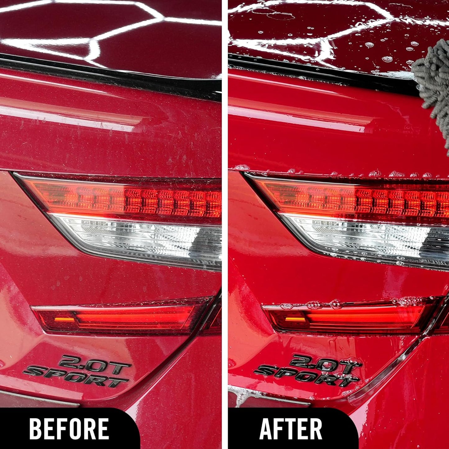 Turtle Wax Hybrid Solutions Ceramic Car Wash and Wax, Gentle pH Neutral Car Cleaner with Extreme Water Beading Paint Protection, High Gloss Spot-Free, Car Wax Shine, Fruity Scent, 48 oz (Pack of 1)