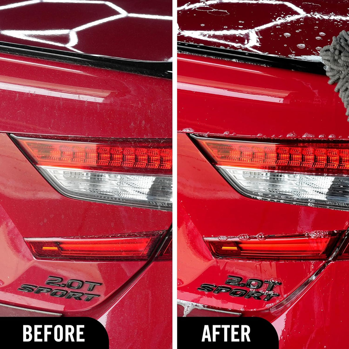 Turtle Wax Hybrid Solutions Ceramic Car Wash and Wax, Gentle pH Neutral Car Cleaner with Extreme Water Beading Paint Protection, High Gloss Spot-Free, Car Wax Shine, Fruity Scent, 48 oz (Pack of 2)