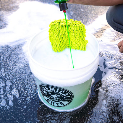Chemical Guys Ultimate Scratch-Free Detailing Car Wash Bucket Kit with Accessories, Car Detailing Kit With Dirt Trap, Wash Mitt, Lid, and 16 oz Soap, Safe For Trucks, SUVs, Motorcycles, RVs