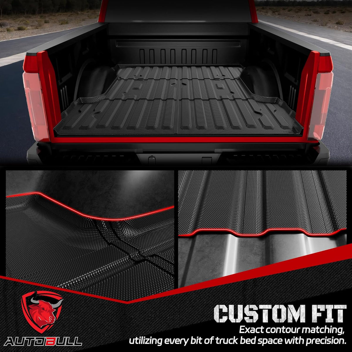 Cargo Liner Compatible with 2015-2024 Ford Edge Cargo Mat，All Weather Protection Trunk Liner Rear Trunk mat，Black