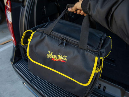 Meguiar's Detailing Bag - Premium Car Bag and Detailing Supply Organizer - Portable for All Your Favorite Supplies, Black
