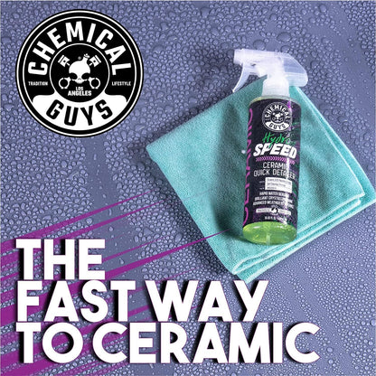 Chemical Guys HydroSpeed Ceramic Quick Detailer Spray - SiO2 Shine Car Detailer Spray for Cars, Trucks, SUVs, Motorcycles and RVs, Boosts Gloss, Hydrophobic Protection and Slickness, 128 oz