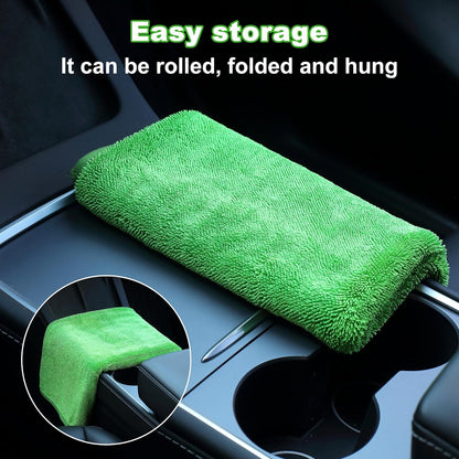 JOYMOOP Microfiber Towels for Cars, 2 Pack 35.4" x 23.6" Car Drying Towel, Dark Gray Reusable Car Towel, Quick Drying Car Microfiber Cleaning Cloth for RVs, SUVs, Trucks