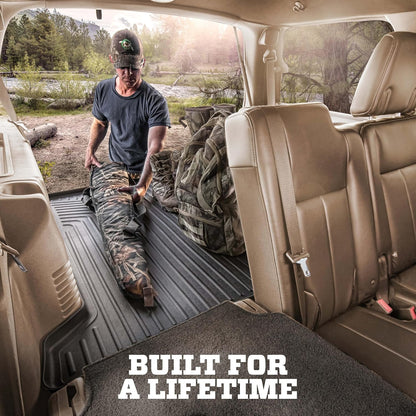 Husky Liners Weatherbeater Floor Mats | Fits 2016 - 2021 Honda Civic Coupe/Sedan/Hatchback (See Description); 2019 - 2021 Honda Insight | Front & 2nd Row, 3-pc Black - 98461