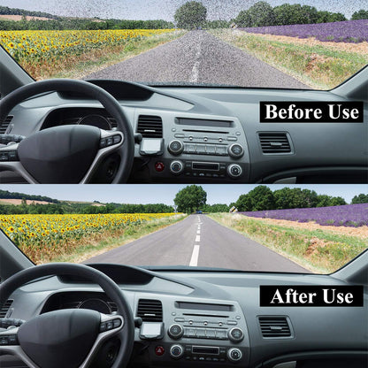 Boao 100 Pcs Car Windshield Washer Tablets Cleaning Washer Fluid Tablets Glass Concentrated Cleaner Windshield Wiper Fluid Solid Effervescent Remove Auto Glass Stains Clear Car Vision