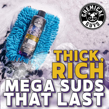 Chemical Guys CWS619 Black Light Foaming Car Wash Soap (Works with Foam Cannons, Foam Guns or Bucket Washes) Safe for Cars, Trucks, Motorcycles, RVs & More, 128 fl oz (1 Gallon), Black Cherry Scent