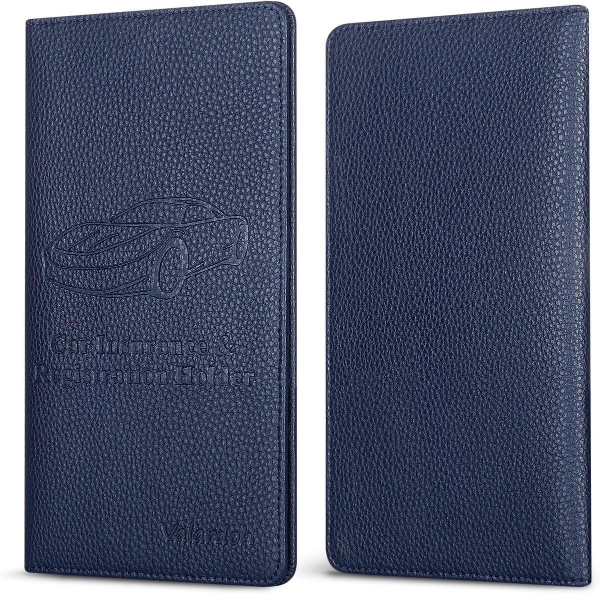 Valardoh Premium Car Registration and Insurance Card Holder, Car Document Holder for Cards, Driver License & other Essential Documents (Pink)