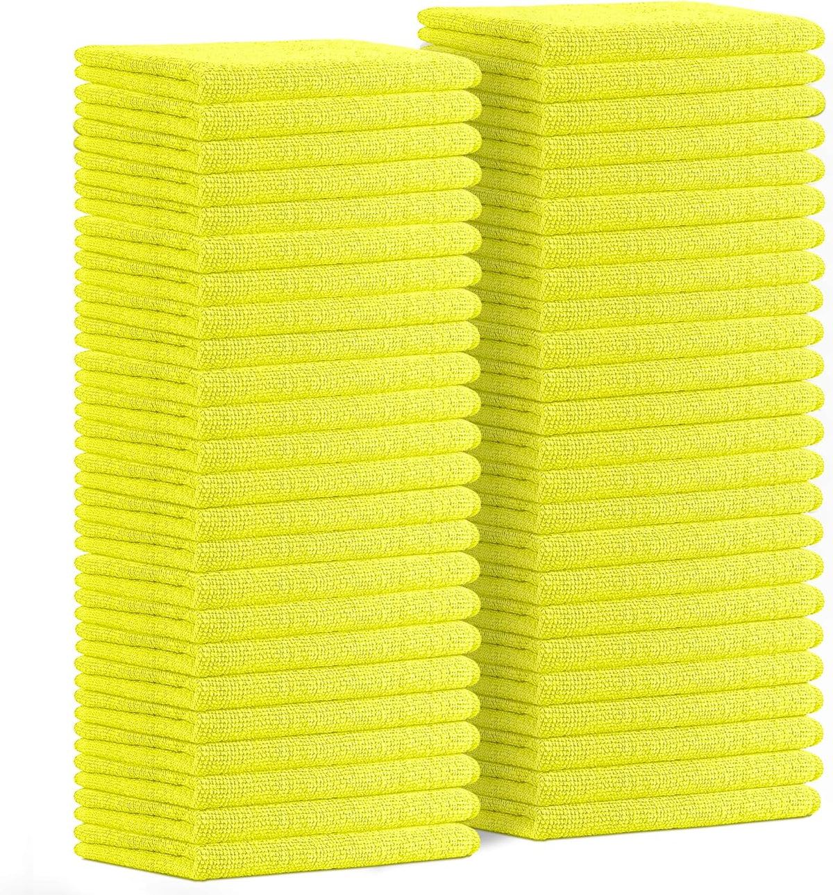 Avalon Towels Microfiber Cleaning Cloths (Value Pack of 36) - Size 16 x 16 Inches, Highly Absorbent Cleaning Rags, Lint Free, Reusable and Washable, Microfiber Towels for Cars
