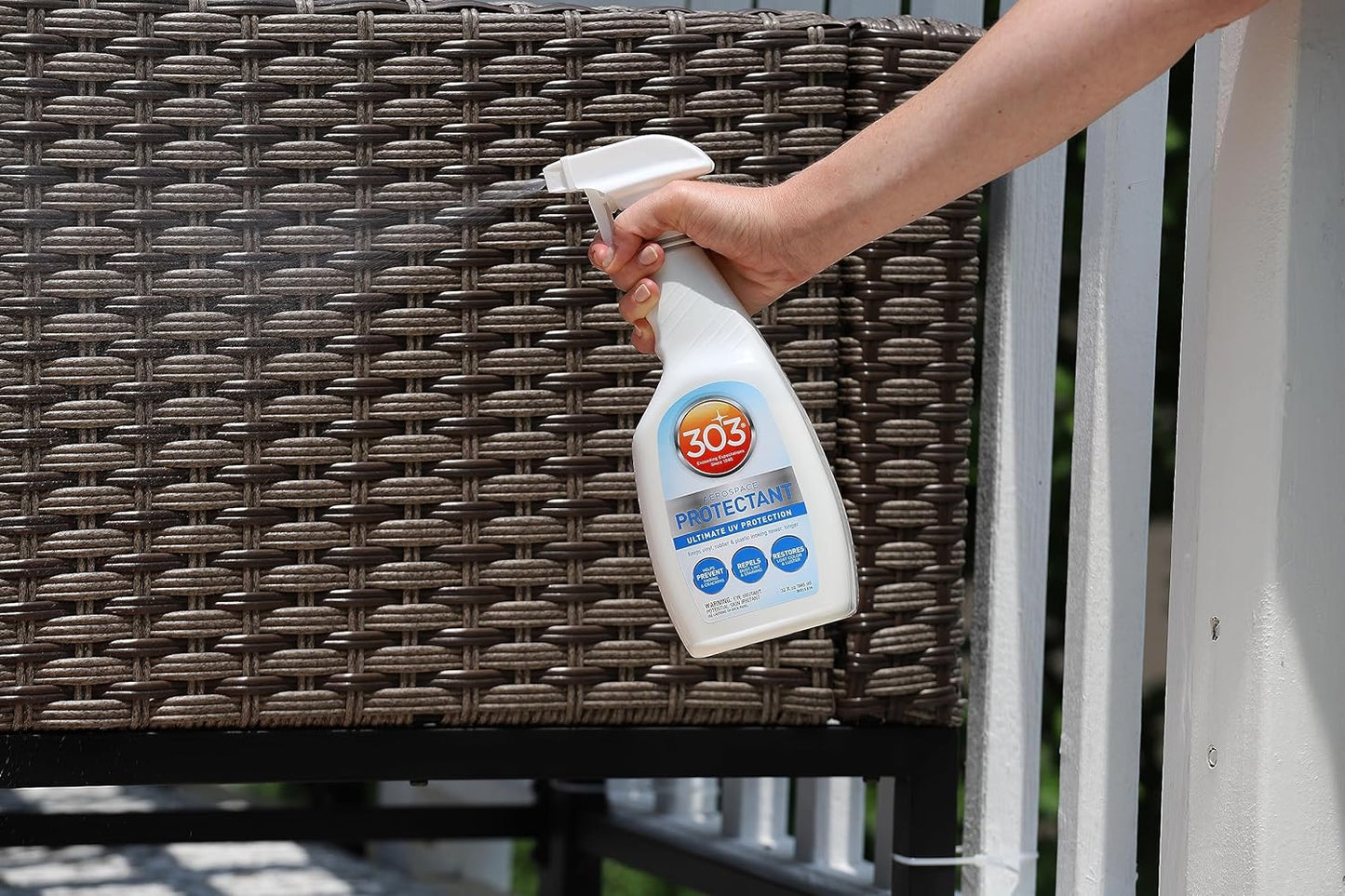 303 Products Aerospace Protectant Spray, UV Protection for Outdoor Surfaces – Protects Vinyl, Plastic & Rubber, Repels Dust & Dirt, Matte Finish, 10 oz