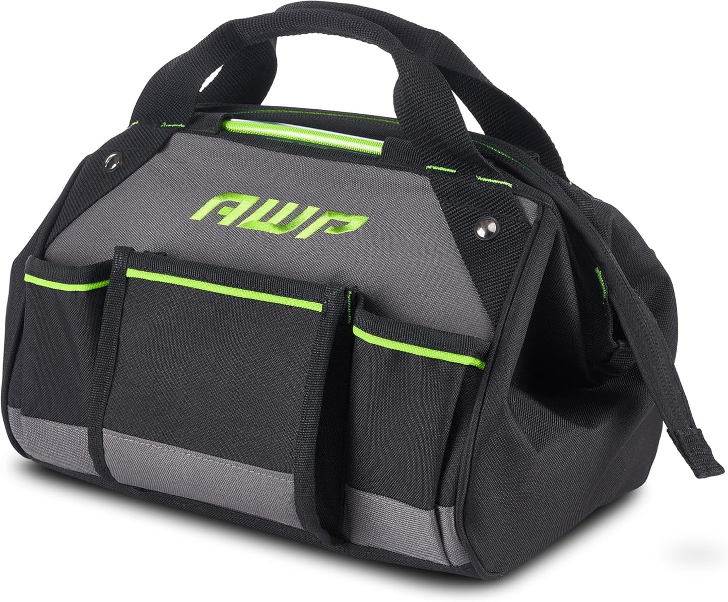 AWP Tool Bags, Premium Tool Bag, Black, Durable Tool Tote, for Professionals and Contractors