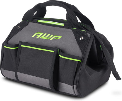 AWP Tool Bags, Premium Tool Bag, Black, Durable Tool Tote, for Professionals and Contractors